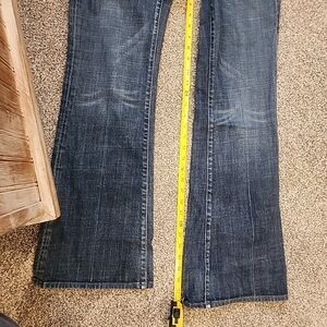 7 For All Mankind Women's Dark Blue Bootcut Jeans